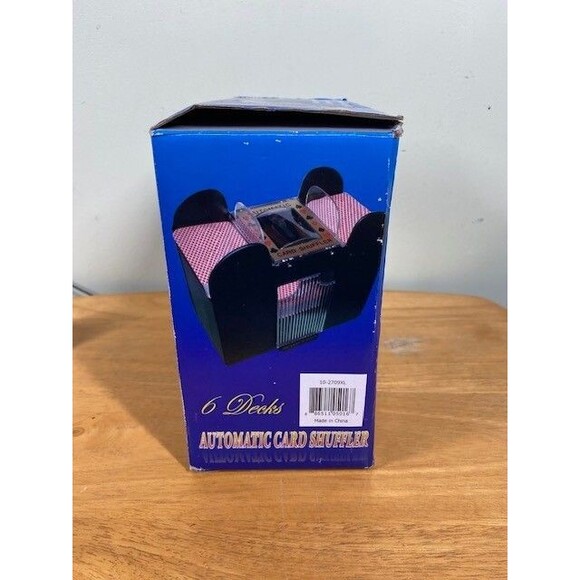 Casino Style 6-Decks Automatic Card Shuffler & 2 New Sealed Deck of Cards Tested - Picture 5 of 16